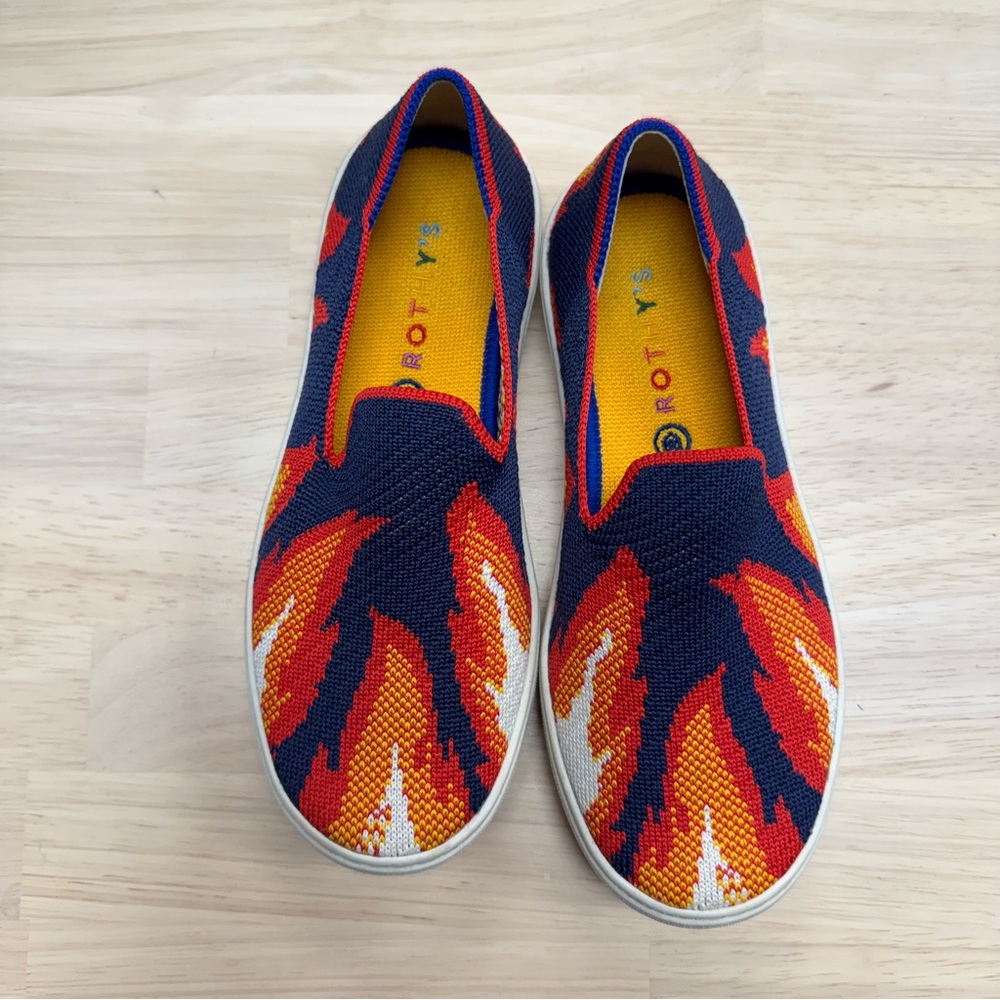 Rothy’s flame slip on sneakers